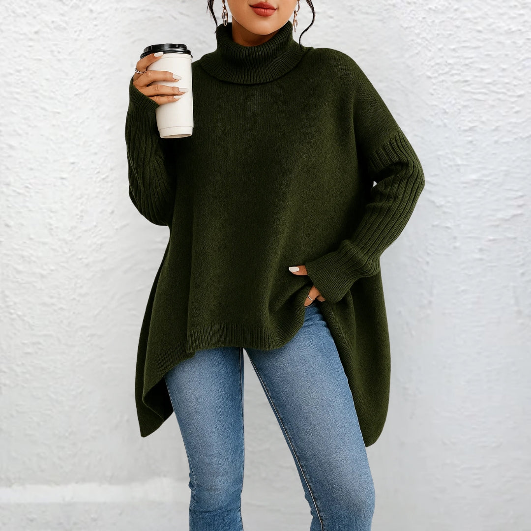 Casual roll-neck Sweater