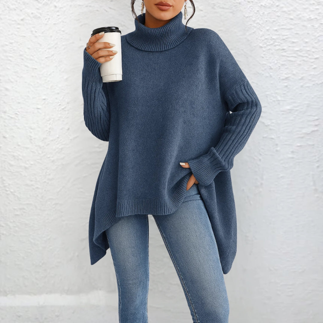 Casual roll-neck Sweater