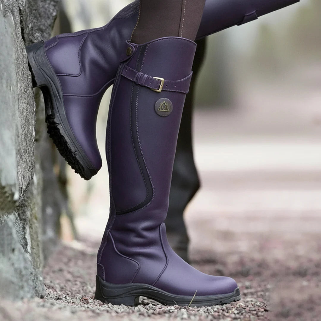 Waterproof Knee-High Leather Boots