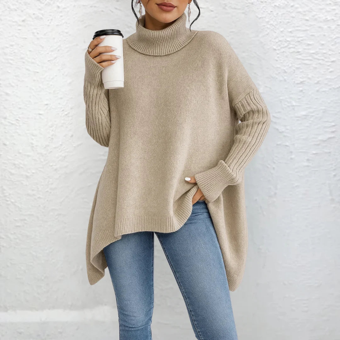 Casual roll-neck Sweater