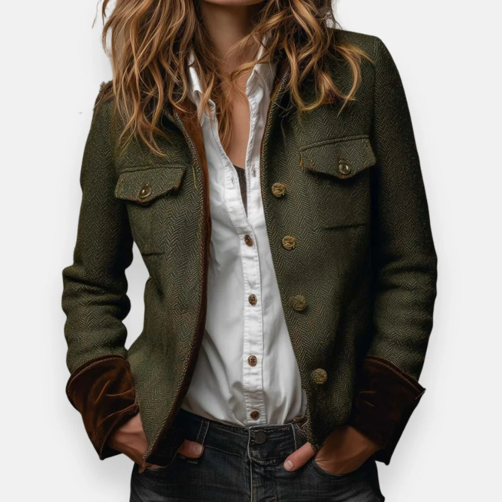 Classic Button-Up Utility Jacket