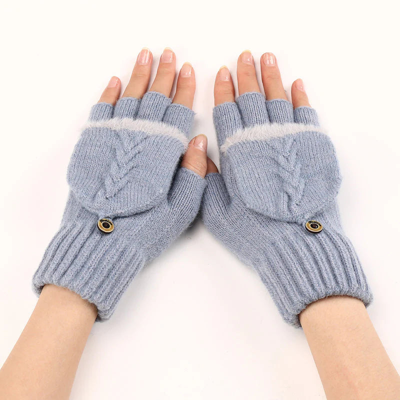 Solid Color Warm Gloves