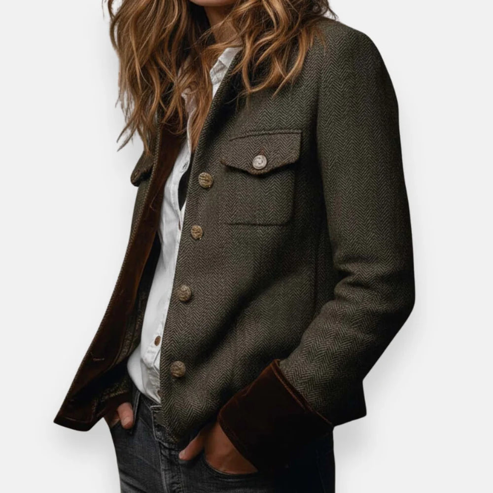 Classic Button-Up Utility Jacket