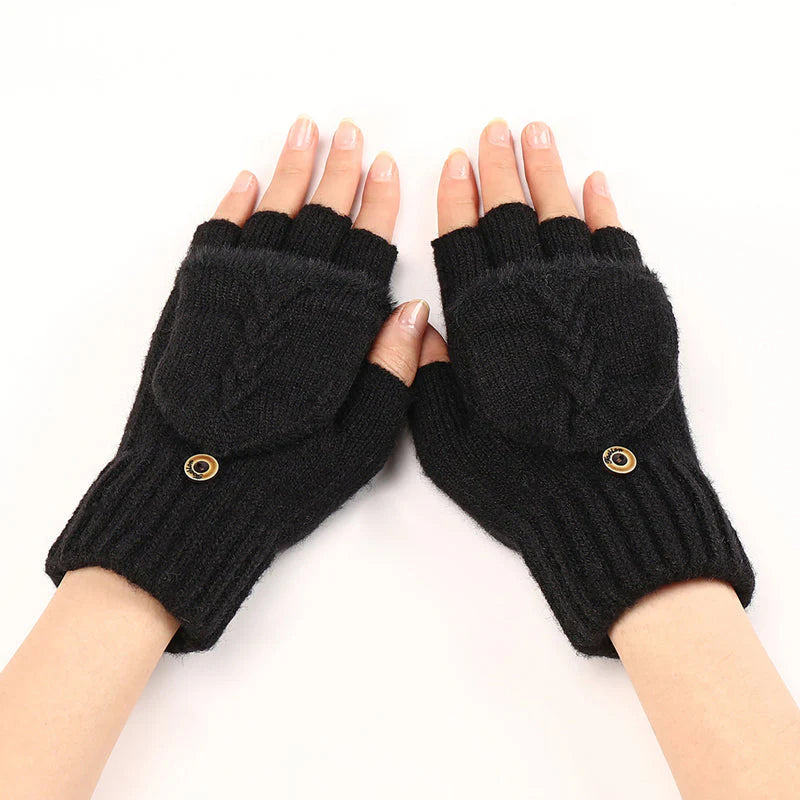 Solid Color Warm Gloves
