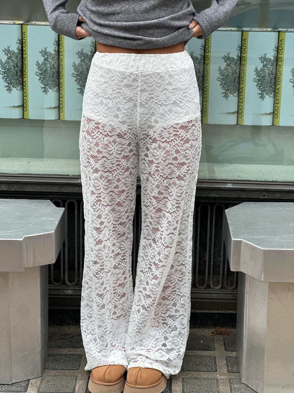 Casual Lace Pants