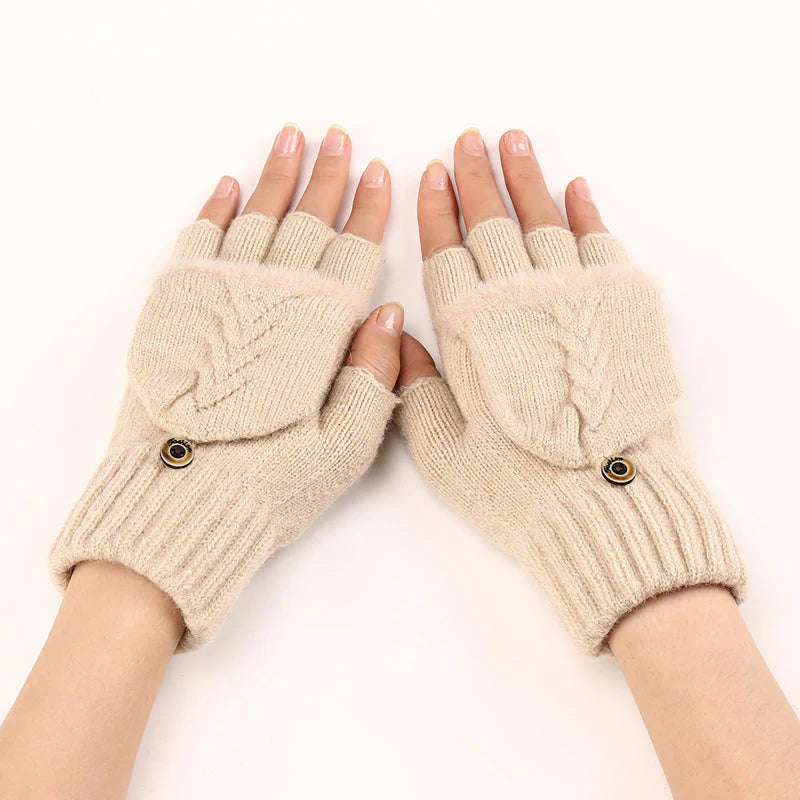 Solid Color Warm Gloves
